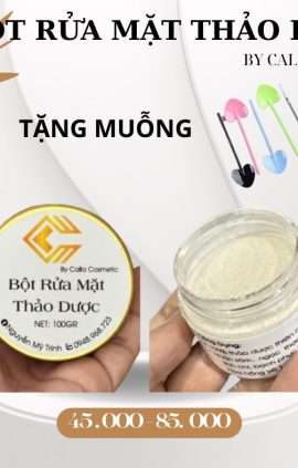BỘT RỬA MẶT THẢO DƯỢC CALLA – LÀN DA SẠCH SÂU, TRẮNG HỒNG TỰ NHIÊN